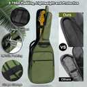 MUZNOTE Guitar Bag Electric Case Reinforced 0.7 In Thick Sponge Soft Padded Guitar Case with 3 Pockets Electric Guitar Gig Bag, Neck Cradle,Back Hanger Loop for 39 Electric Guitars