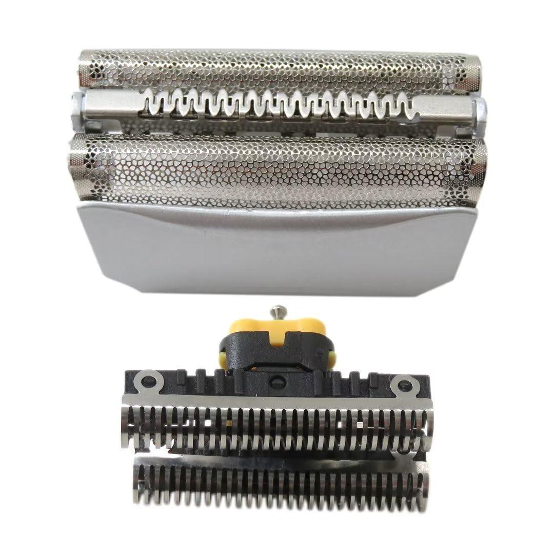 51S Electric Shaver Replacement Foil Head with Cutter Compatible for B-raun 5 Series 550s-3/ 550s-4/ 550cc/ 550cc-4/ 560/ 560s-3/ 560s-4/ 565cc/ 565cc-4/ 570s-4/ 570cc/ 570cc-3/ 570cc-4/ 590cc/ 590cc-3/ 590cc-4