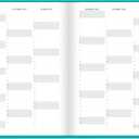 Letts of London Dazzle Academic Weekly/Monthly Planner, August 2025 to July 2026, Week-to-View, Sewn Binding, Multilingual, A5 Size, 8.25" x 5.875", Turquoise (C030613-26)