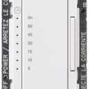 Lutron Maestro Countdown Timer Switch for Fans and Lights, Timer Switch for Lights, 3A/150-Watt LED Bulbs, Single-Pole/Multi-Location, MA-T51MN-WH, White