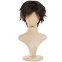 Wigs for Mens' Death Note Male Short Hair Wig Costume Cosplay Wigs (Dark Brown)
