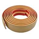 Flexible PVC T-Molding Transition Strips for Hard Wood Floor,Laminate,Tile,LVP. Self-Adhesive Vinyl Flooring Edging Trim 10ft,Wood Grain A