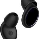 Ear Plugs for Sleeping 45dB Noise Cancelling Ear Plugs for Noise Reduction & Snoring, Concerts, Earplugs for Sleep,Sider Sleepers Airplane, Silicone Earplugs Reusable Concert Ear Plug +8Tip Black