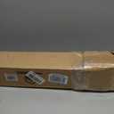 PVC Slide-On Door Bottom | Adjustable Plastic Weatherstrip Door Bottom with Drip Cap | 3 Feet (36-Inch) | for 1 3/4 Doors | Black | Fits Gaps 3/8 to 7/8 | Made in The USA