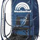 WeatherPod The Original Shark Tank MyPod 1-2 Person Pop-Up Pod - Stay Warm, Dry, and Out of The Sun - Weather Pod for Sports, Rain, or Wind (40"L x 40"W x 59"H, Hunter Green)