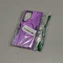 Designed for Samsung Galaxy S22 Ultra Case,Magnetic,Drop Protection Heavy Duty,Double Layer Protection,Compatible with MagSafe,Dustproof,No Yellowing,No Fading,for Men Women,Purple Black