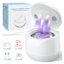Dental Ultrasonic Retainer Cleaner Machine: 45kHz Dental Cleaning Pod with Digital Timer & 200ML, Deep Cleaning for Dentures, Mouth Guards, Aligners, Night Guards, Braces, Toothbrush Heads & Jewelry