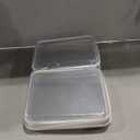 4 PCS Clear Zippered Hard Pouch, Durable, Waterproof Storage Case for Cosmetics, Jewelry, Toys, and Office Supplies, Hard Shell Zipper Case for Home, Travel, and Outdoor Use (8.6x6.1x2.5in, 4 Count)