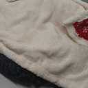 GGIB Calming Dog Bed Christmas Throw Blanket Fluffy Plush Dog Mat Furniture Protector Decoration Holiday Throw for Sofa Couch Cover Large Medium Small Dogs Cats (Extra Large, Dark Grey) (53.0"L x 39.3"W x 6.0"Th)