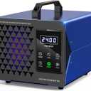 ONAMOR Digital Ozone Generator Odor Eliminator 180,000mg, High Capacity Ozone Machine Odor Removal Up to 8,000 Sq.Ft, Ionizer Deodorizer Ozonator for Home, Car, Smoke, Pet Room (Blue)