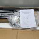 TEDIDUWA 60In Industrial Pipe Clothing Rack with Top Shelf, Space-Saving Wall Mounted Clothes Rack 2 Tiers Pipe Shelves, Shelf with Hanging Rod for Laundry Room, Closet Storage