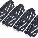 QuliMetal Grill Heat Deflectors for Weber GS4 Genesis II E-410, E-415, E-435, Grill Parts for Weber Genesis II LX E-440 Series Gas Grills, Porcelain Steel 16GA Heat Plates Parts for Weber 66686 66041