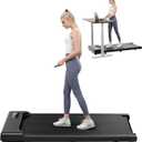 THAILE Walking Pad, Under Desk Treadmill 330 lbs Capacity, 3 in 1 Portable Treadmills for Home, Office with LED Display, 2.5 HP Mini Treadmill for Small Spaces