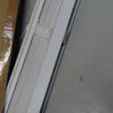 Cordless Faux Wood Blinds 26" W x 36" H, 2 Inch Slat Horizontal Windows Blinds with Crown Valance, Room Darkening, White Blinds for Home Interiors., 26x36in