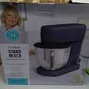 Martha Stewart 5.3Qt Stand Mixer, 12-Speed Tilt-Head Electric Kitchen Mixer with Stainless Steel Bowl, Dough Hook, Whisk & Beater, Splash Guard, Ideal for Baking Bread, Cake & Whipping, Indigo Blue