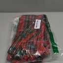 AQOTHES Pack of 2 Christmas Plaid Decorative Throw Pillow Covers Scottish Tartan Cushion Case for Farmhouse Home Holiday Decor Red and Green, 22 x 22 Inches