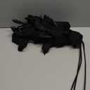 3pcs 30inch Artificial Black Stems High-end Faux Black Ivy Leaves Branches Artificial Plants Leaf Stems Garland Spray for Home Wedding Bouquet Gothic Aesthetic Graduation Skoopy Halloween Decorations