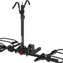 Young 200 lbs 2-Bike Rack Hitch Mount for Cars Trucks SUVs RVs, fits Standard, MTB, Fat Tire Bikes w/Up to 5-inch Tire - 2" Hitch Receiver