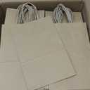 BagDream Gift Bags 100Pcs 5.25x3x8 Small Kraft Paper Gift Bags with Handles Bulk, Brown Paper Sacks for Small Business, Retail, Merchandise, Wedding Birthday Party Favor