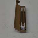 Goo-Ki 2 Pack 7 9/16'' Center to Center Brushed Gold Cabinet Bar Pulls with Backplate Modern Drawer Handles Closet Classic Home Kitchen Improvement Hardware