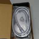 High Pressure Handheld Shower Head Briout 5-Settings Powerful Water Spray Shower Head against Low Pressure Water Flow with Stainless Hose and Adjustable Mount (Silver)