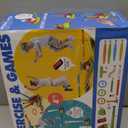 4 in 1 Musical Jump, Toss Ring Game, Baseball Toys and Stomping Launch Rocket Launcher for Kids Toys & Games with Remote, Indoor Outdoor Toys for Kids Ages 4-8 3-5 Baseball Party Favors Birthday Gift