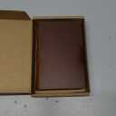 Fasjosma Leather Small Travel Journal Notebook, Vintage Daily Journal notebook Lined Paper, Handmade Mini Leather Notepad for Women & Men(2 pack/coffee*2)