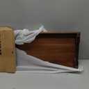 Large Acacia Wood Serving Tray with Metal Handles - 36" Long Charcuterie Board for Cheese, Meat & Appetizers - Perfect for Kitchen, Entertaining, Gatherings & Home Decor