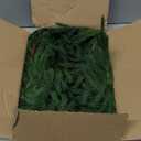 Lvydec Christmas Norfolk Pine Garlands, Real Touch Artificial Pine Garlands Greenery Faux Cedar Garland for Mantle Table Holiday Fireplace Winter Decor (Green, 6ft)