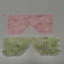 Hicarer 2 Pcs Jade Eye Mask Rose Green Jade Stone Eye Mask Facial Cooling Mask for Alleviate Puffiness Massage Relax Wrinkles Relieve Migraine Meditation Beauty