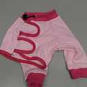 KOESON Dog Recovery Sleeve for Front Legs, Soft Pet Recovery Suit After Surgery, Adjustable Dog Leg Elbow Protector, Pet Wound Care Shirt to Stop Licking, E-Collar Cone Alternative, Pink, Small