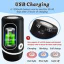 2 x Water Dispenser for 5 Gallon Bottle, Electric Water Pump for 5 Gallon Jug with Switch and USB Charging, Portable Automatic Water Jug Dispenser for Camping, Travel, Home, Kitchen, Office (Black)