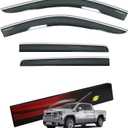 Sze Rain Guards Compatible with Chevrolet (Chevy) Silverado/GMC Sierra 1500 2019-2026 Crew Cab Side Window Deflectors Window Visors Out-Channel Guard Deflector Vent Visor-4pcs