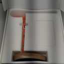 3 in 1 Watch Band Holder Organizer for Apple, Apple Watch, Band and Charger Organizer, 15 silicone Groove Display, 13 inch height large space design, Walnut Wooden Base, steel stand