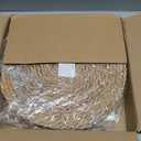 12" Round Woven Placemats Plate Chargers Set of 6, Farmhouse Rustic Boho Woven Place Mats for Dining Table Decor, Rattan Wicker Table Mats Jute Braided Chargers for Dinner Plates Wedding Tablescape (Natural)