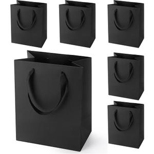 Black Gift Bags with Handles
