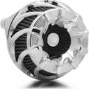 For harley air cleaner filter Touring street glide road king electra tri trike Dyna Sportster XL 883 1200 Softail air intake (Drift style -Chromed, D-For M8 Touring/Softail 2018-UP)