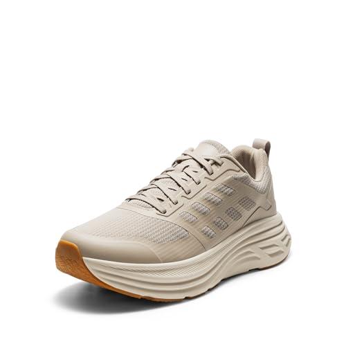 NORTIV 8 Men's Walking Running Tennis Cushioning Shoes ActiveFloat Non Slip Athletic Gym Workout Jogging Comfortable Sneakers,Size 11.5,Apricot,SNWS245M