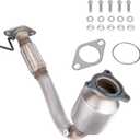 High Flow Front Catalytic Converter Kit Direct-Fit Chevy & GMC Models - Captiva Sport 2012-2015 Equinox 2010-2017 Terrain 2010-2017 - L4 2.4L/679-544