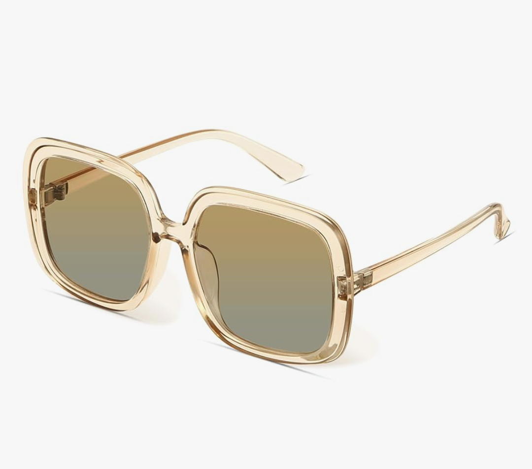 miyya Oversized Polarized Sunglasses Women, Trendy Retro Sun Glasses for Women 2025, Oversized Shades