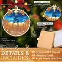 2 x HEXMOZ Nativity Scene Christmas Ornaments - Catholic Religious Gifts for Women, Men - Christian Ornaments for Christmas Tree, Nativity Decorations Festive Faith Ideas - Xmas Holiday Ornaments 2025