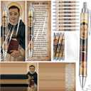 Set of 30 St Thomas Aquinas Prayer Gifts Ballpoint Pens and Prayer Card Saint of Students and Teachers Patron of Academics Gifts Prayer Board Church Supplies
