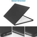 4 x KuRoKo Case for Remarkable Paper Pro Color 11.8",Slim Hard Back Shell Protective Auto Sleep/Wake Book Folio Cover with Pen Holder for Remarkable Paper Pro Tablet 11.8 inch 2024 Released-Black