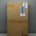 labwork 30W x 15H Aluminum Alloy Tempered Glass Window Horizontal Slider RV Window Cargo Trailer W/ Screen Black