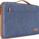 DOMISO 17.3 inch Laptop Case Sleeve Protective Cover Compatible with 17.3 inch HP Pavilion Envy 17/Lenovo IdeaPad/Acer/ASUS/Dell/Alienware/LG Gram,Water Resistant Computer Bag with Handle,Blue