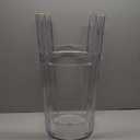 Modway Casper Modern Acrylic Counter Bar Stool in Clear - Fully Assembled