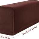 Homoyoyo 2Pcs Armrest Covers, Washable Stretch Couch Arm Covers Couch Sofa Armchair Slipcovers for Chairs Sofa Furniture Protector Recliner Sofa