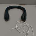 JISULIFE Portable Neck Fan, Hands Free Bladeless Fan, 5 Speeds, 4000 mAh Battery Operated Wearable Personal Fan, Twistable, Rechargeable, Gift for Women Men-Dark Green