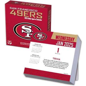 Turner Sports San Francisco 49ers 2025 Box Calendar (25998053055)