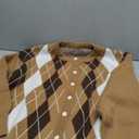 Trendy Fall Sweater for Women 2025 Grunge Argyle Plaid Preppy Y2K E-Girl Cardigan Chunky Knit Vintage Grandpa Sweater